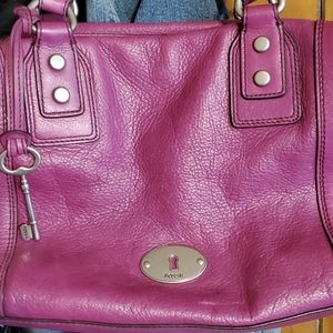 100% leather Fossil purse